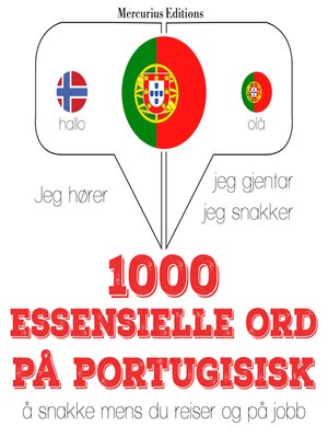 cover image of 1000 essensielle ord på portugisisk